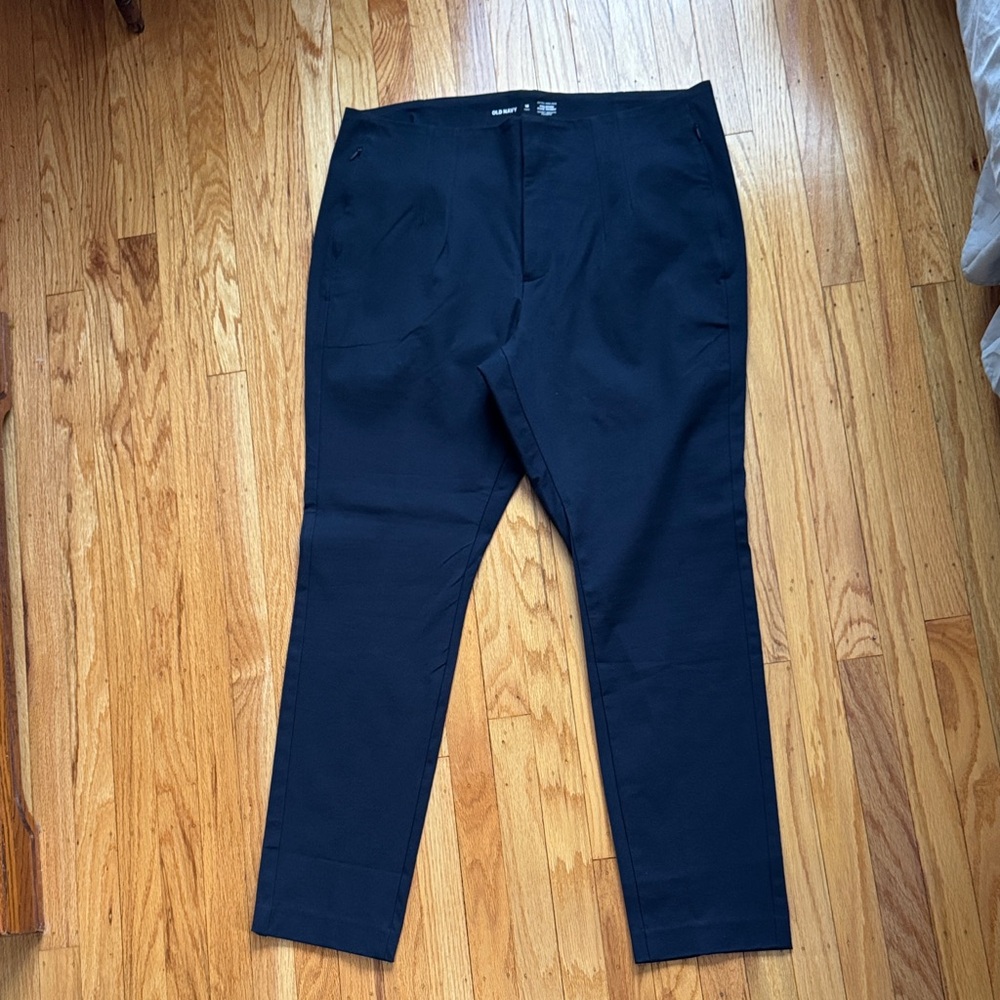 Old Navy Black Men's Slim Stretch Dress Pants